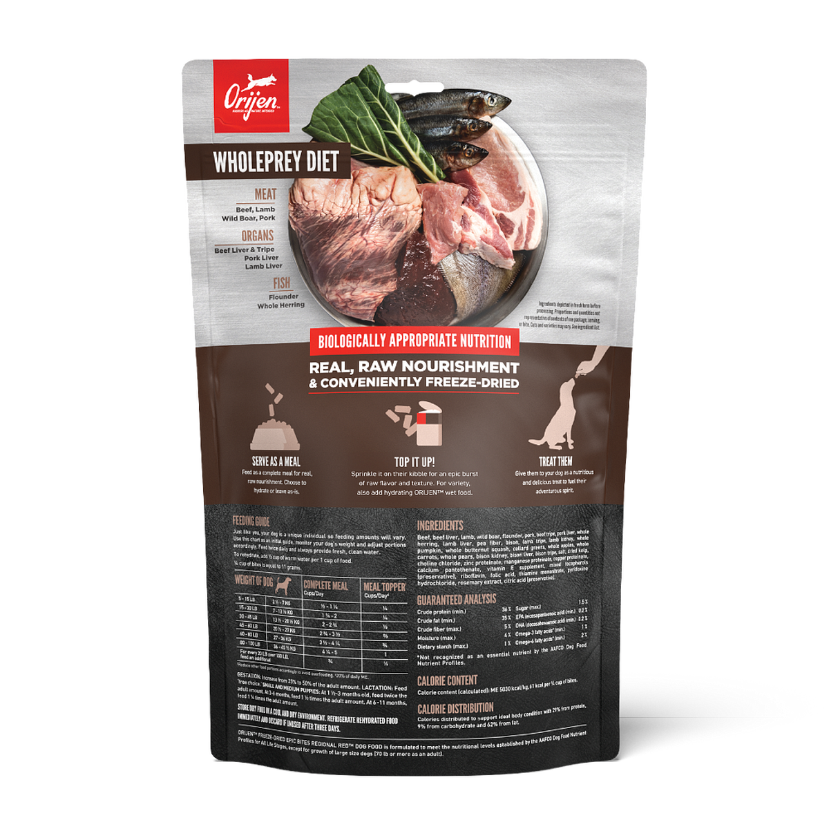Regional Red™, Epic Bites Freeze-Dried Food & Toppers | ORIJEN™